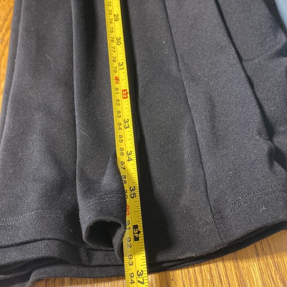 Susana Monaco Black Plunging neckline black stretch dress 3/4 length sleeves - Picture 8 of 8